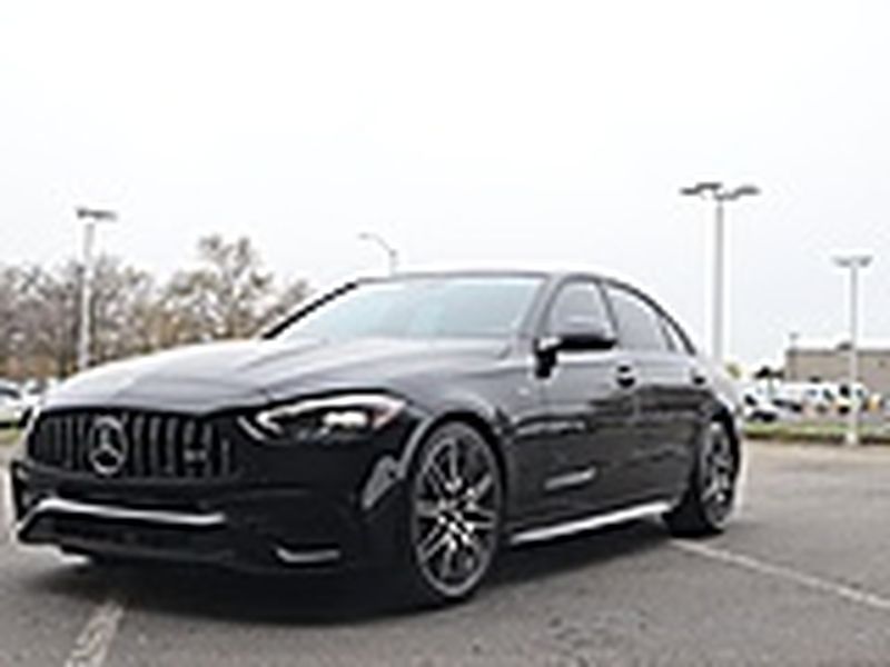 Black 2023 Mercedes-Benz C-Class AMG C 43 4MATIC Convertible All-Wheel Drive 9-Speed Automatic
