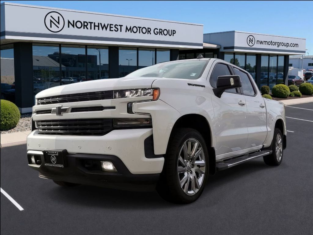 Summit White 2020 Chevrolet Silverado 1500 Pickup Truck Four-Wheel Drive 8-Speed Automatic