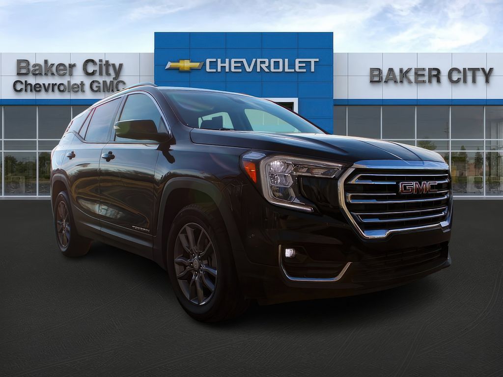 Black (Ebony Twilight Metallic) 2024 GMC Terrain SLT AWD SUV / Crossover All-Wheel Drive 9-Speed Automatic
