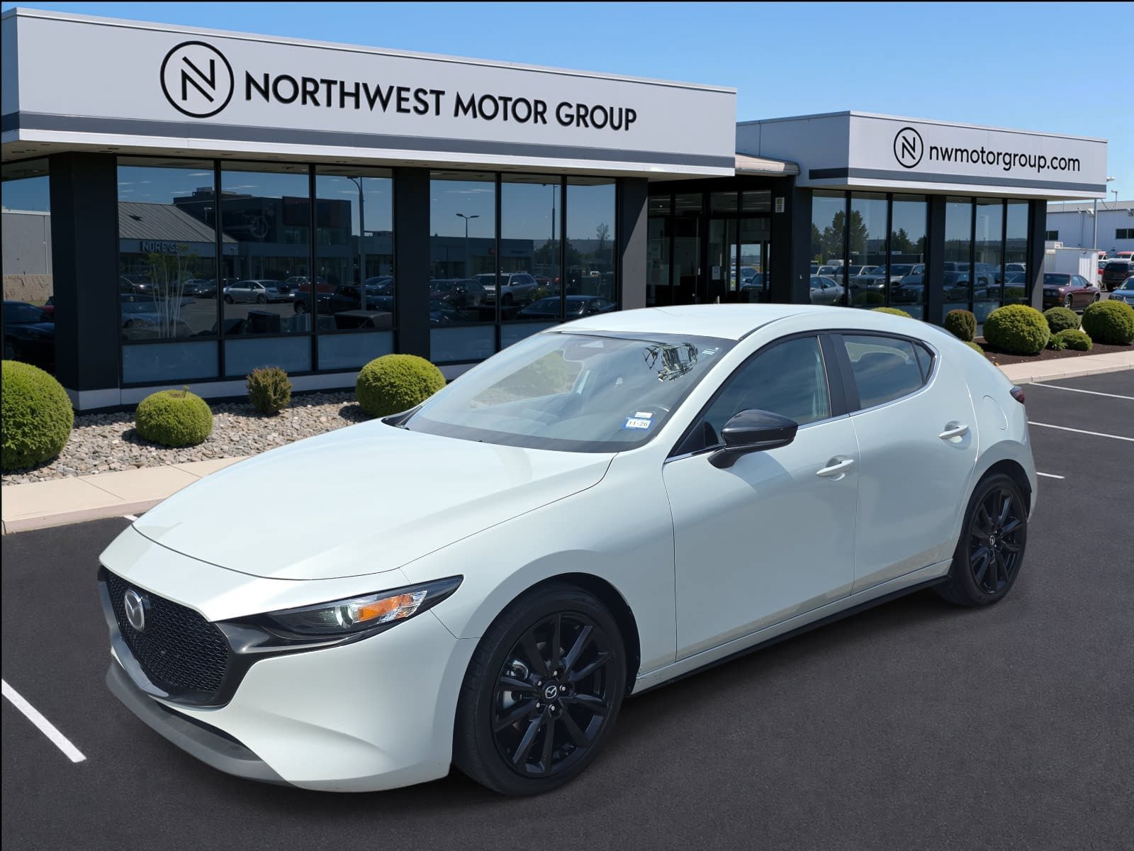 Ceramic Metallic 2024 Mazda MAZDA3 Hatchback Front-Wheel Drive 6-Speed Automatic