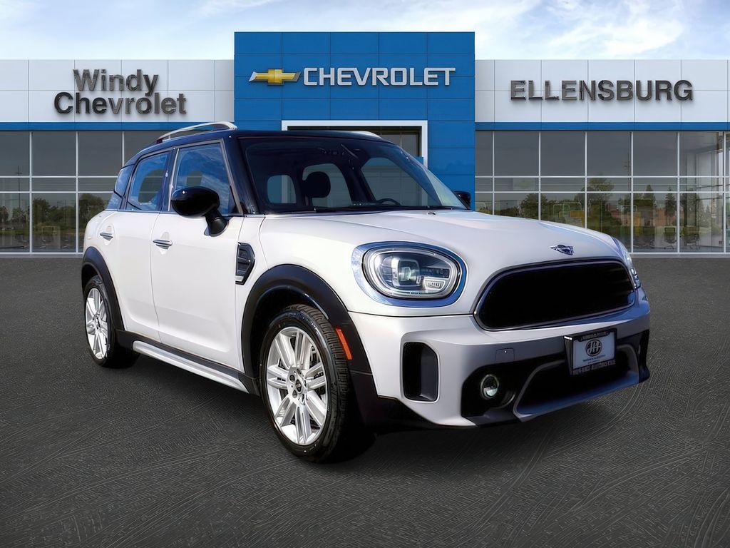 White Silver Metallic 2022 MINI Countryman SUV / Crossover All-Wheel Drive 8-Speed Automatic
