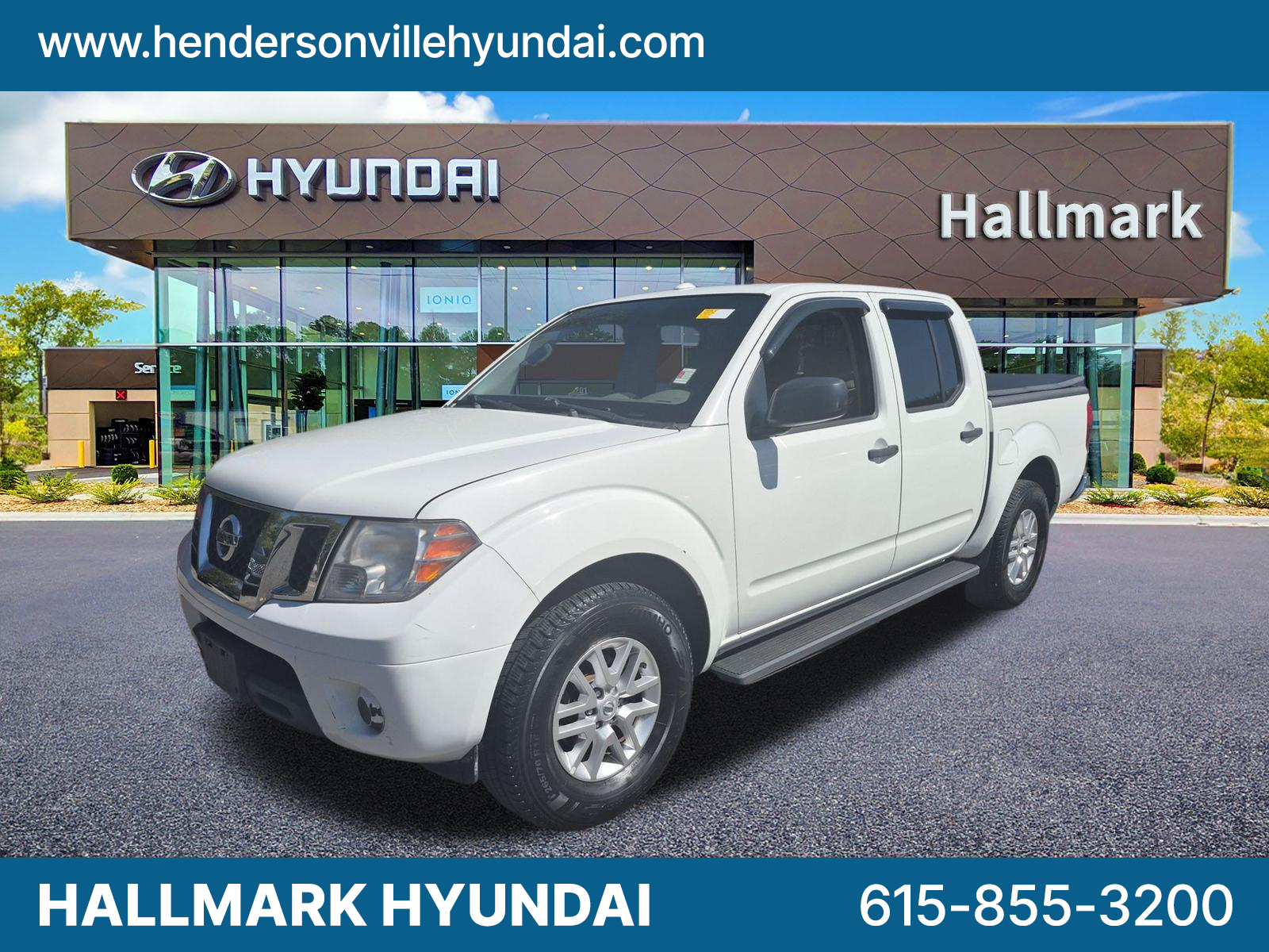 Glacier White 2014 Nissan Frontier Pickup Truck 4X2 5-Speed Automatic