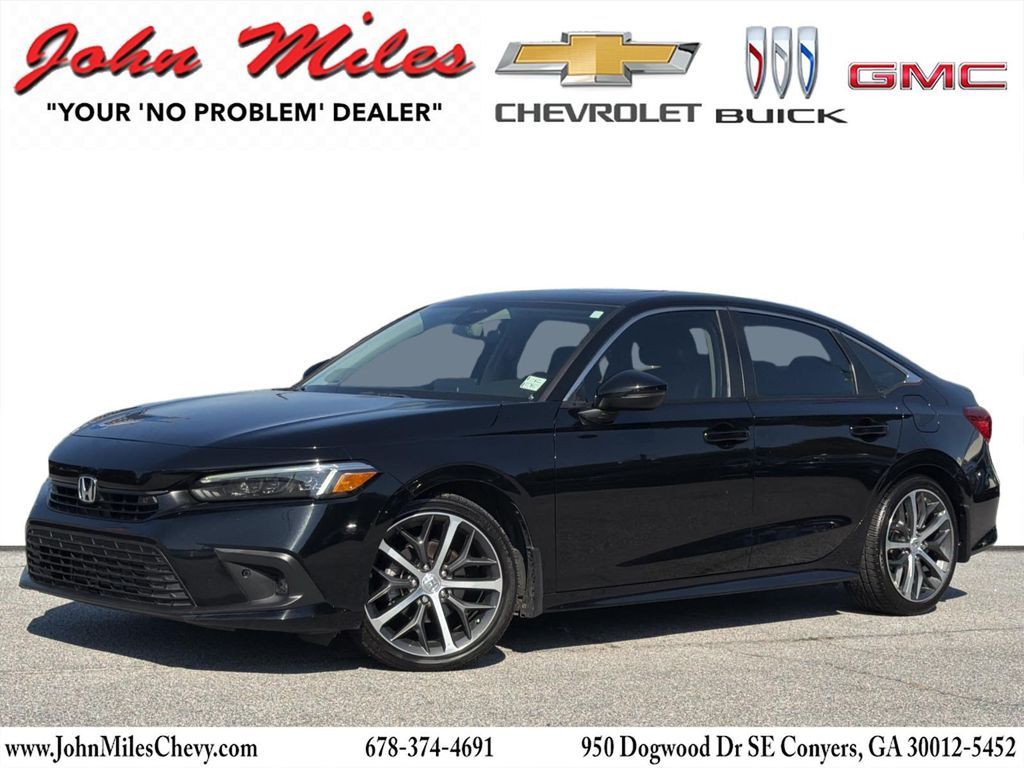 2022 Honda Civic Negro (Crystal Black Pearl) Sedán Tracción delantera Transmisión variable continua