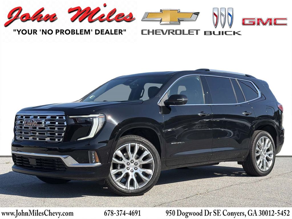 Black (Ebony Twilight Metallic) 2025 GMC Acadia SUV / Crossover Front-Wheel Drive 8-Speed Automatic