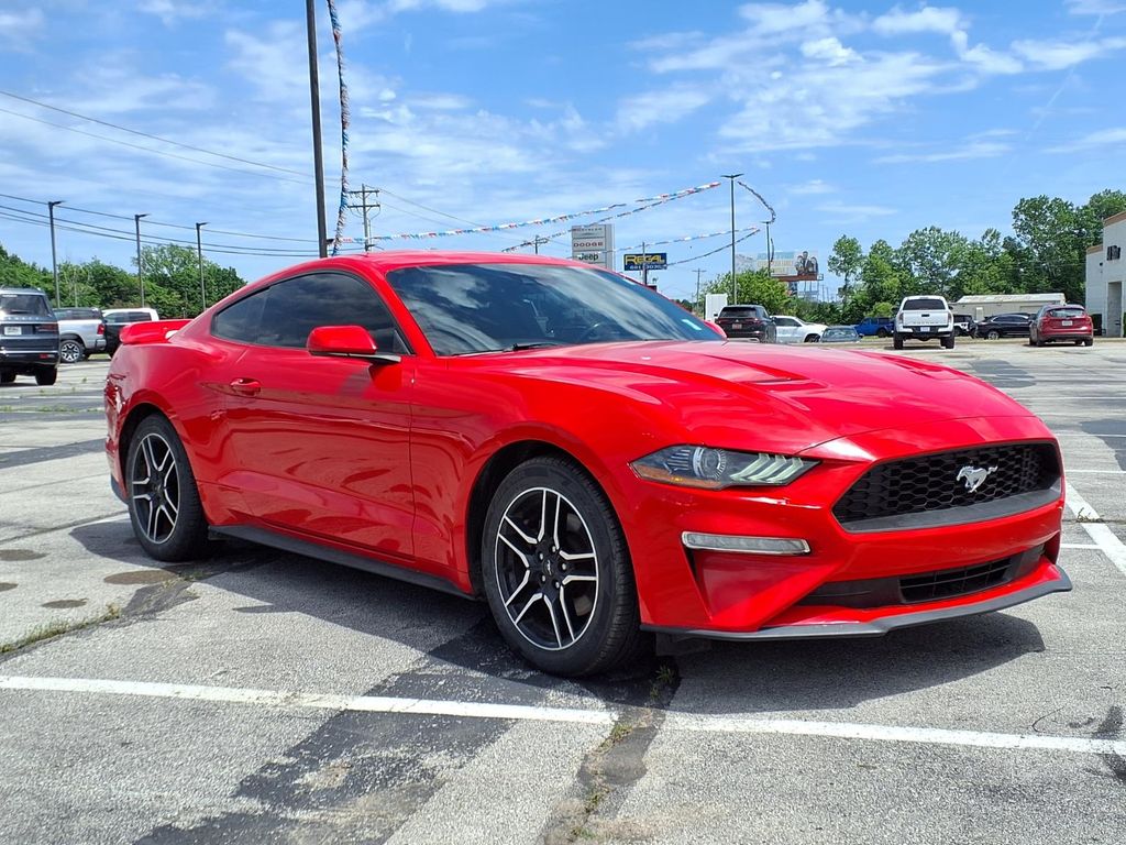 Race Red 2019 Ford Mustang EcoBoost Coupe RWD Coupe Rear-Wheel Drive Automatic