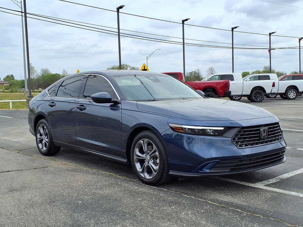 Canyon River Blue Metallic 2024 Honda Accord EX FWD Sedan Front-Wheel Drive Continuously Variable Transmission