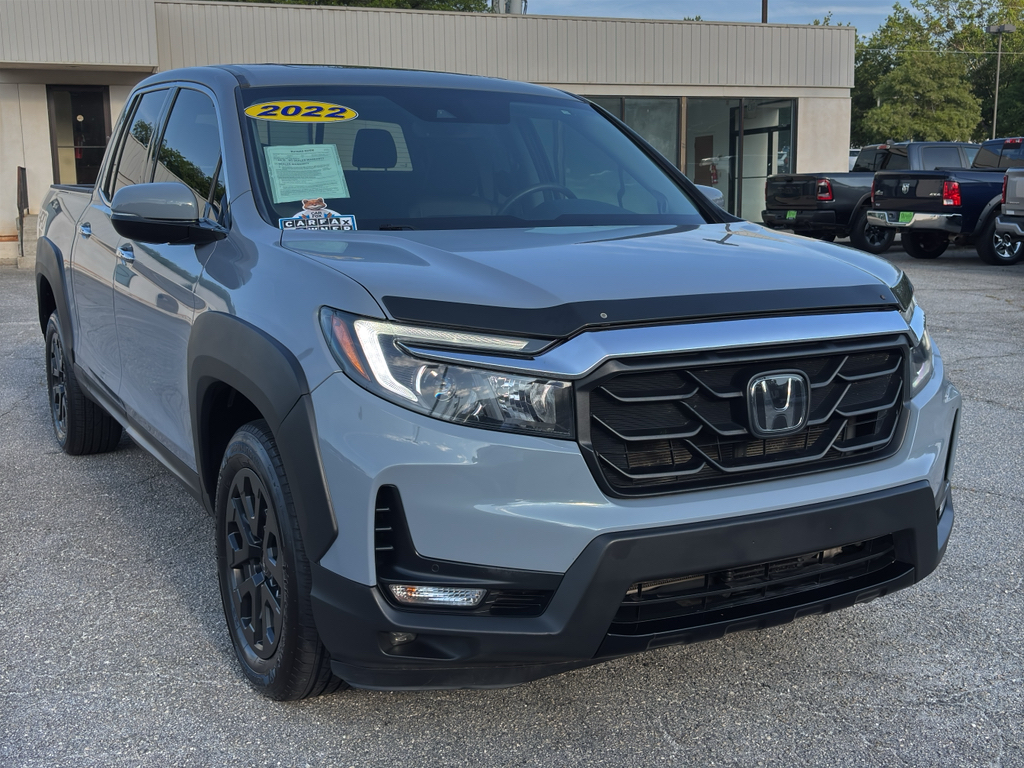 Sonic Gray Pearl 2022 Honda Ridgeline Pickup Truck All-Wheel Drive 9-Speed Automatic