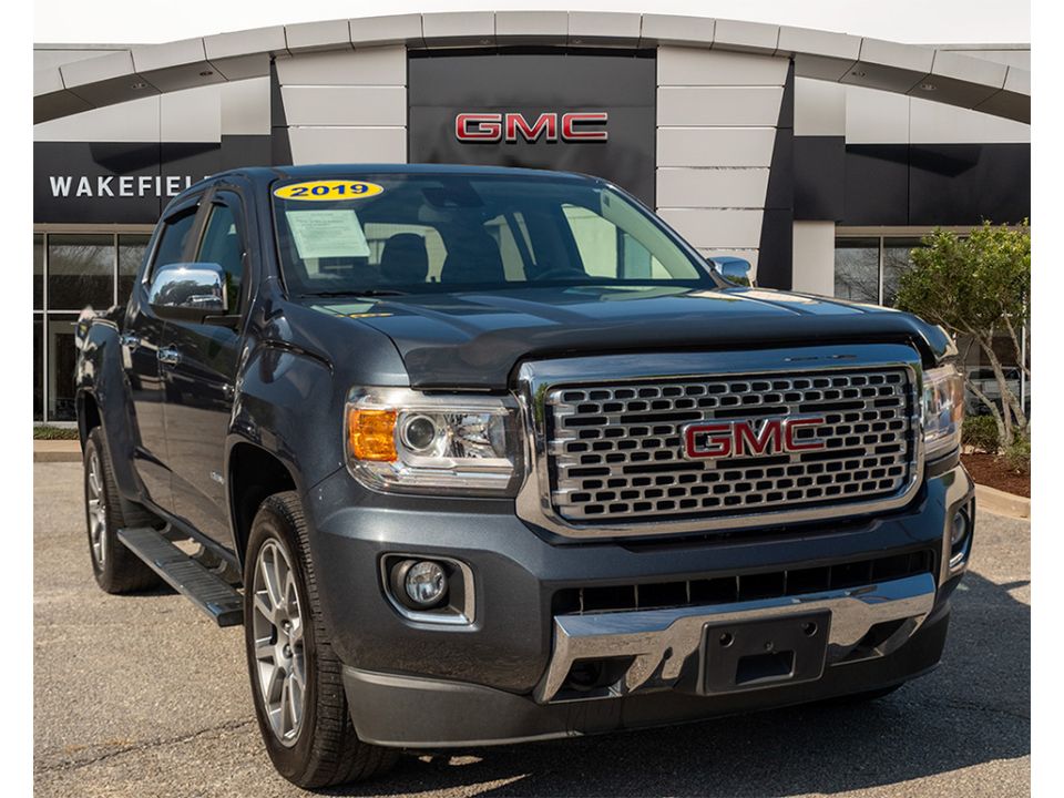 Gray (Dark Sky Metallic) 2019 GMC Canyon Pickup Truck Four-Wheel Drive 8-Speed Automatic