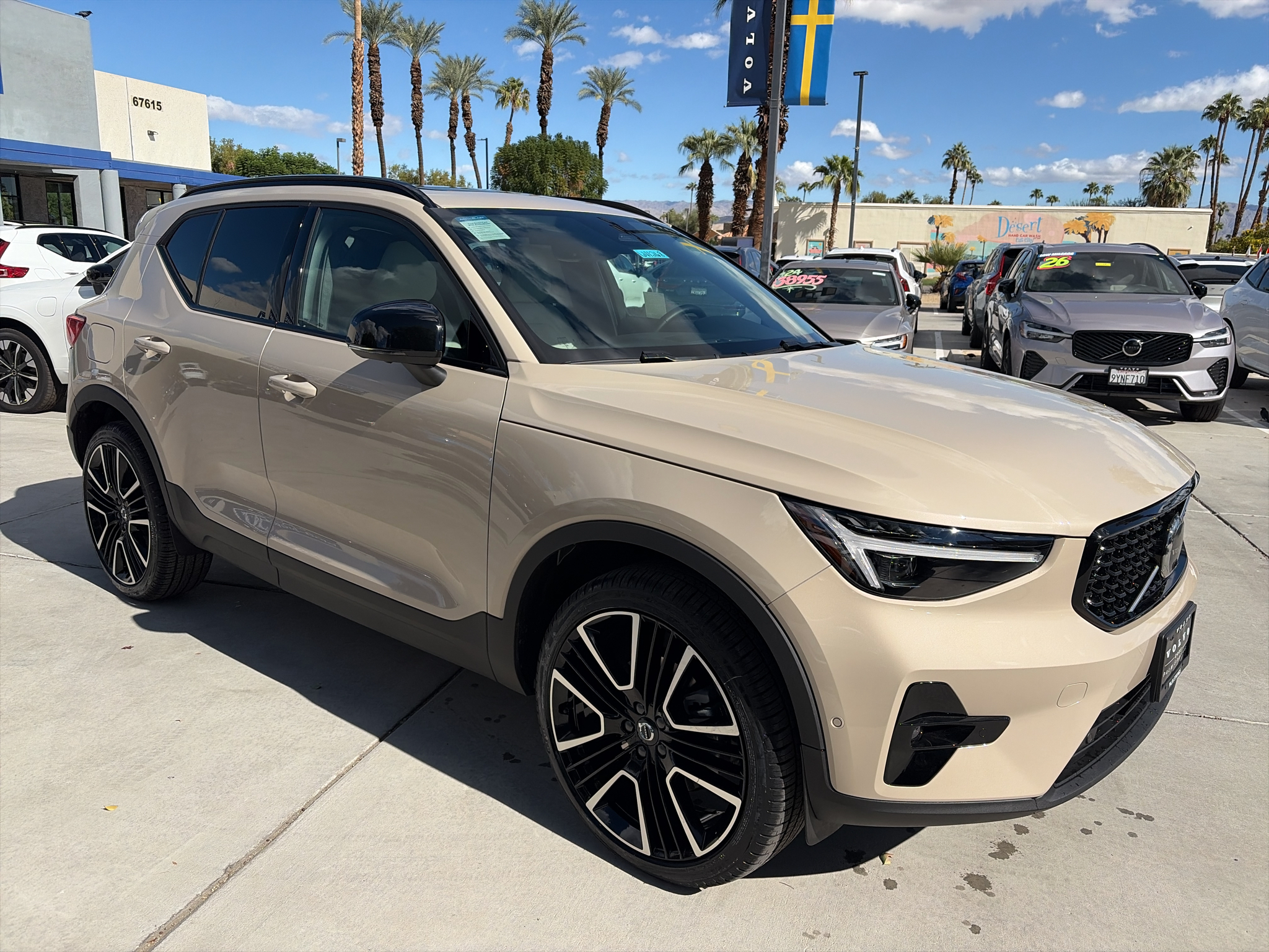 Sand Dune Metallic 2026 Volvo XC40 SUV / Crossover All-Wheel Drive 8-Speed Automatic