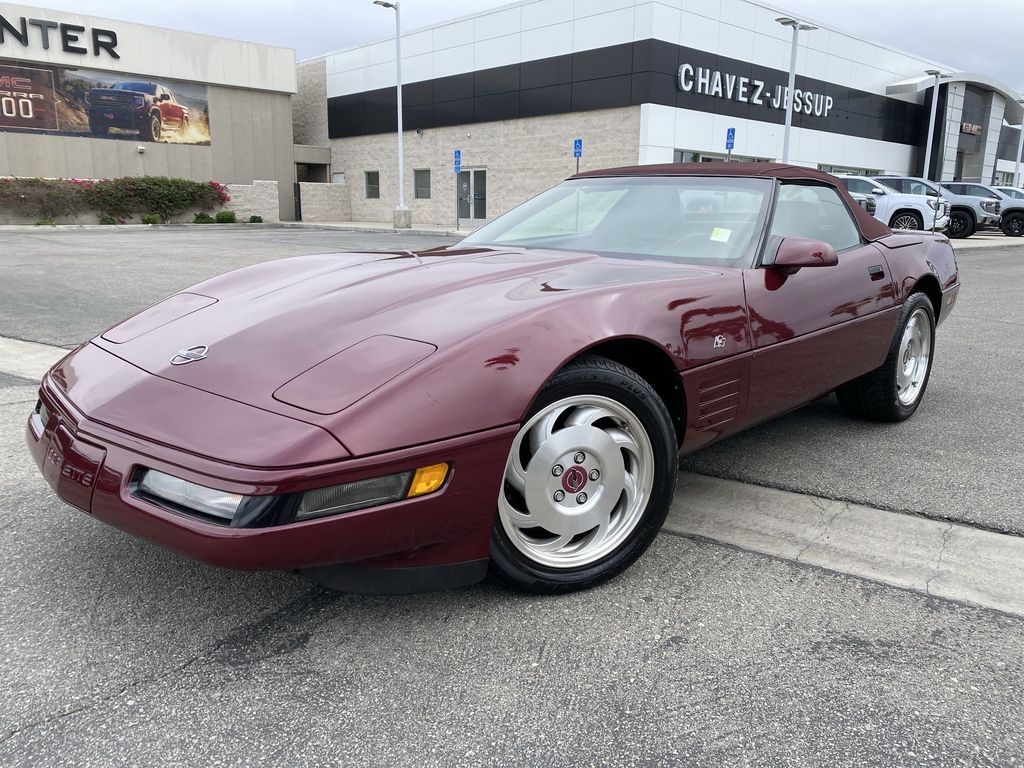 BURG 1993 Chevrolet Corvette Convertible RWD Convertible Rear-Wheel Drive 6-Speed Manual