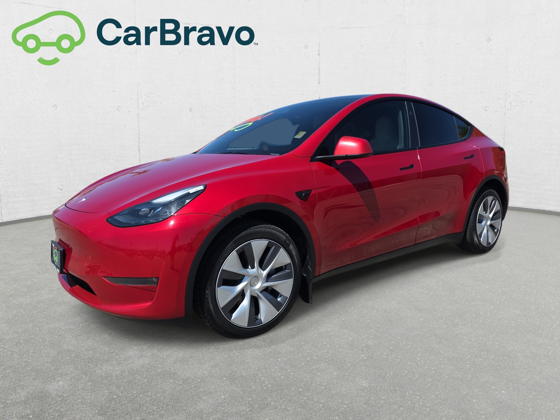 Pearl White Multi-Coat 2023 Tesla Model Y SUV / Crossover All-Wheel Drive Automatic