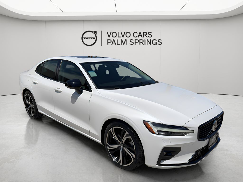 White 2025 Volvo S60 B5 Plus FWD Sedan Front-Wheel Drive 8-Speed Automatic