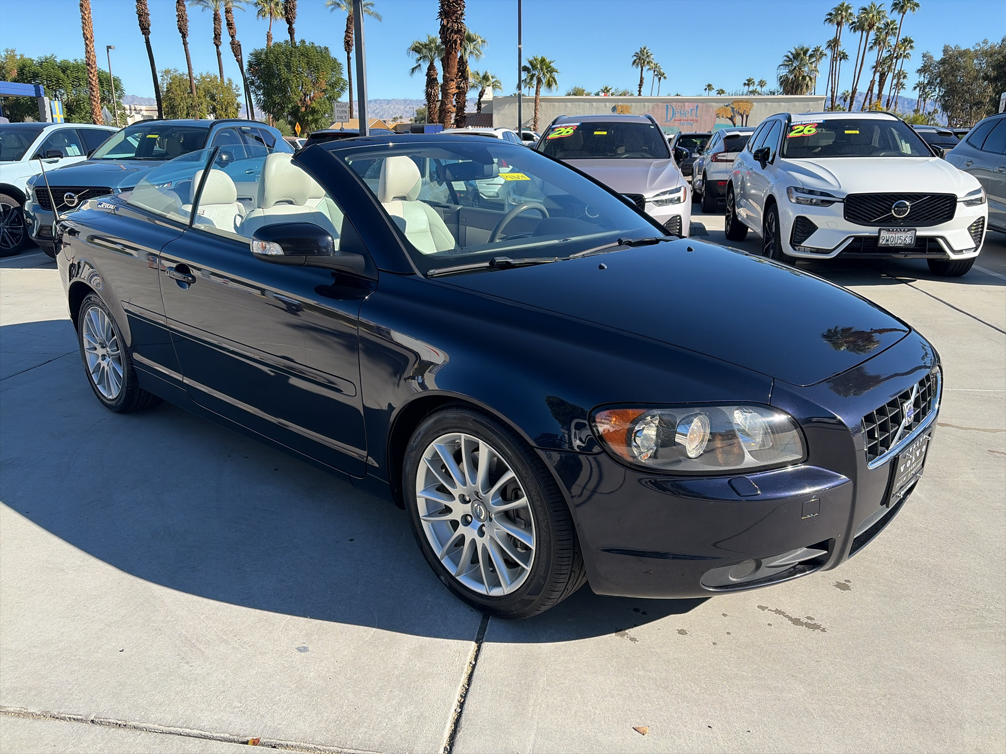 Magic Blue 2009 Volvo C70 Convertible Front-Wheel Drive 5-Speed Automatic