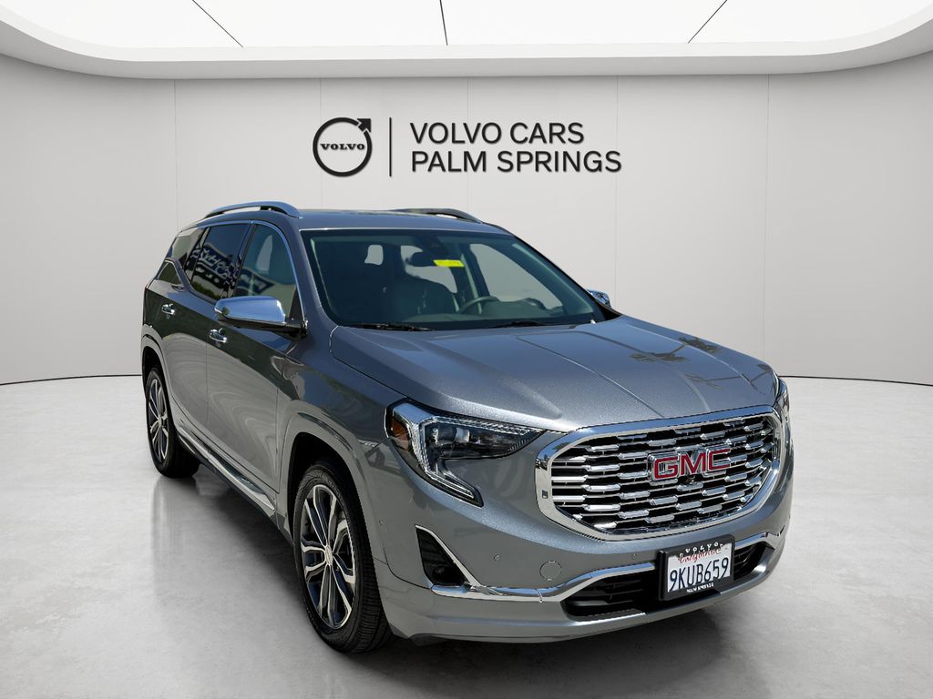 Gray (Satin Steel Metallic) 2020 GMC Terrain Denali FWD SUV / Crossover Front-Wheel Drive 9-Speed Automatic