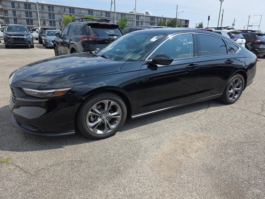 Crystal Black Pearl 2023 Honda Accord Sedan Front-Wheel Drive Continuously Variable Transmission