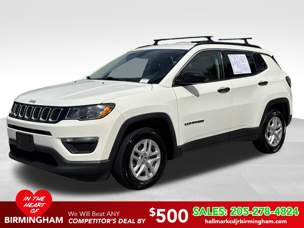White Clearcoat 2020 Jeep Compass SUV / Crossover Front-Wheel Drive 6-Speed Automatic