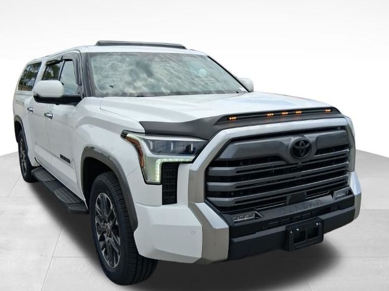 White 2022 Toyota Tundra Pickup Truck Four-Wheel Drive Automatic