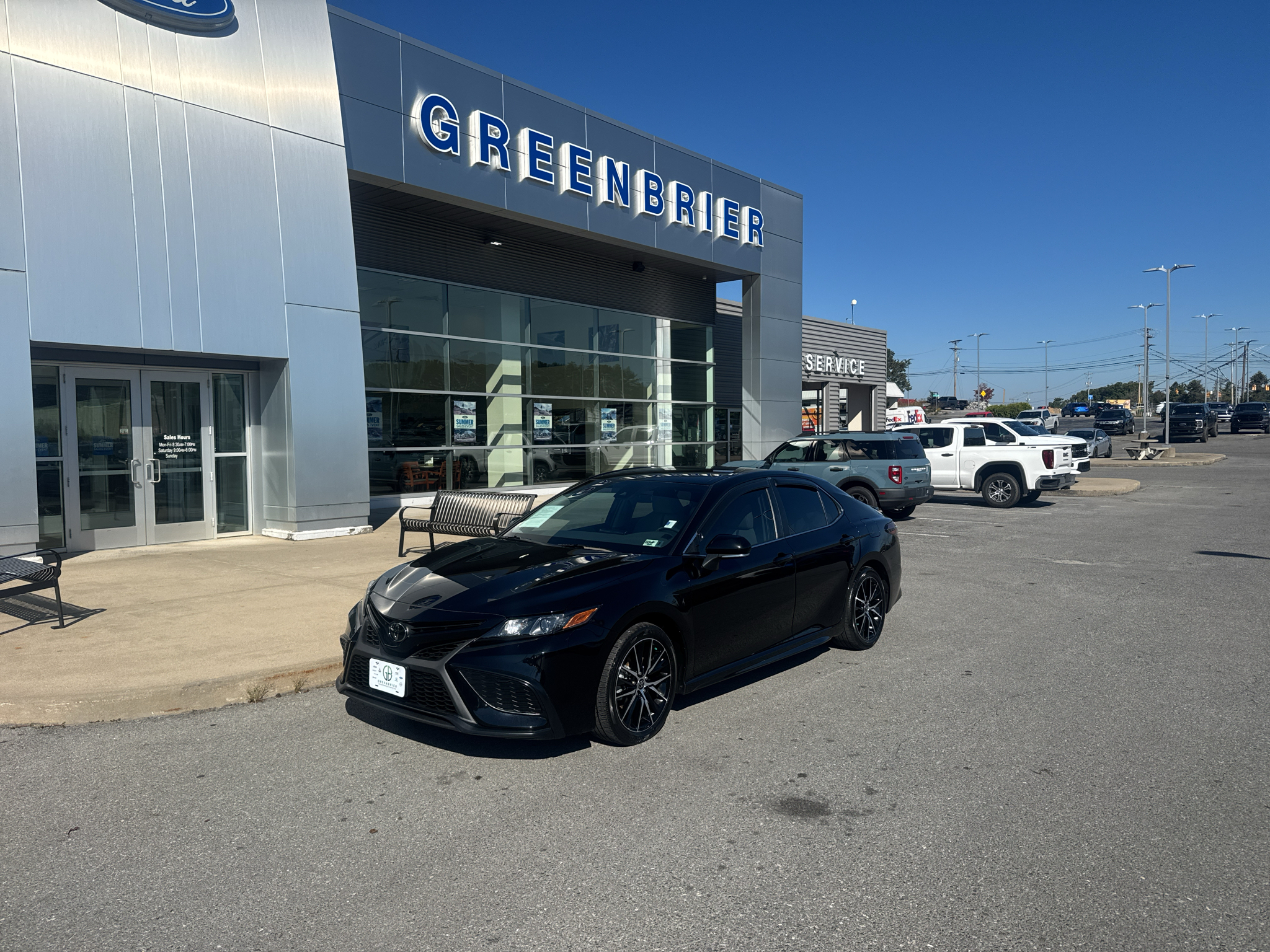 Midnight Black Metallic 2024 Toyota Camry Sedan All-Wheel Drive 8-Speed Automatic