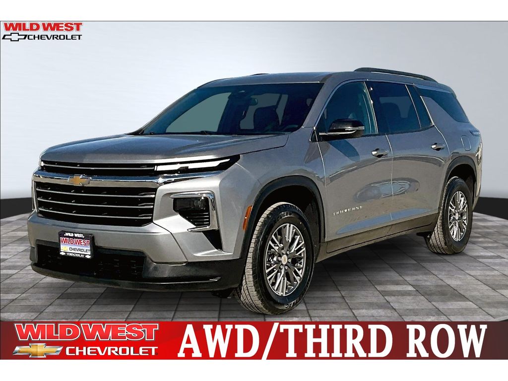 Sterling Gray Metallic 2025 Chevrolet Traverse LT AWD SUV / Crossover Four-Wheel Drive 8-Speed Automatic