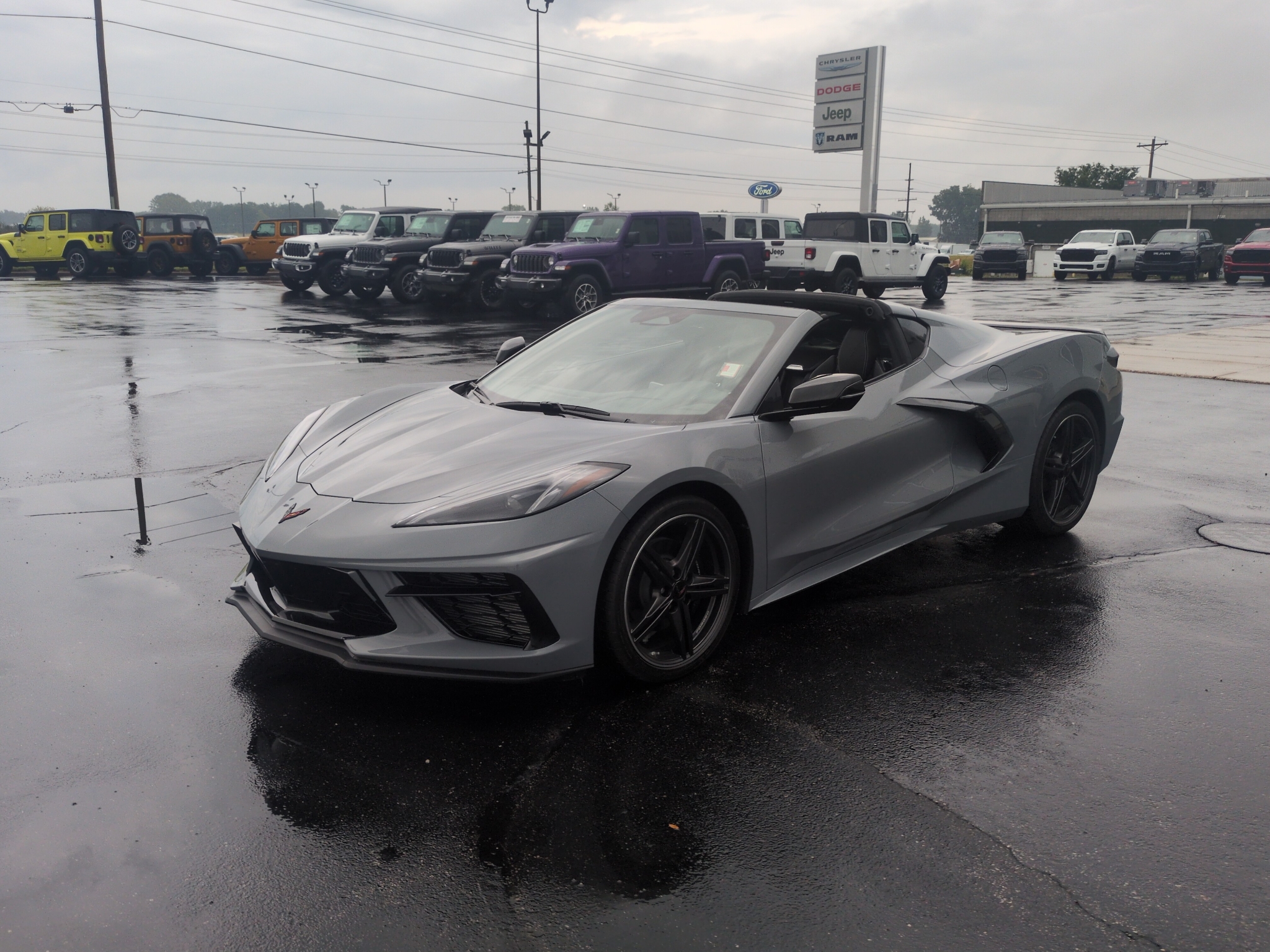 SEA WOLF GRAY TRICOAT 2024 Chevrolet Corvette Coupe Rear-Wheel Drive 8-Speed Automatic