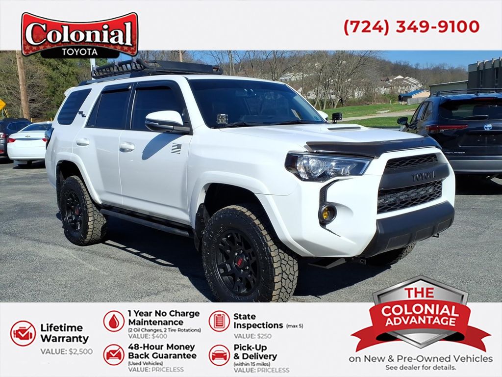Super White 2018 Toyota 4Runner TRD Off-Road Premium 4WD SUV / Crossover Four-Wheel Drive 5-Speed Automatic