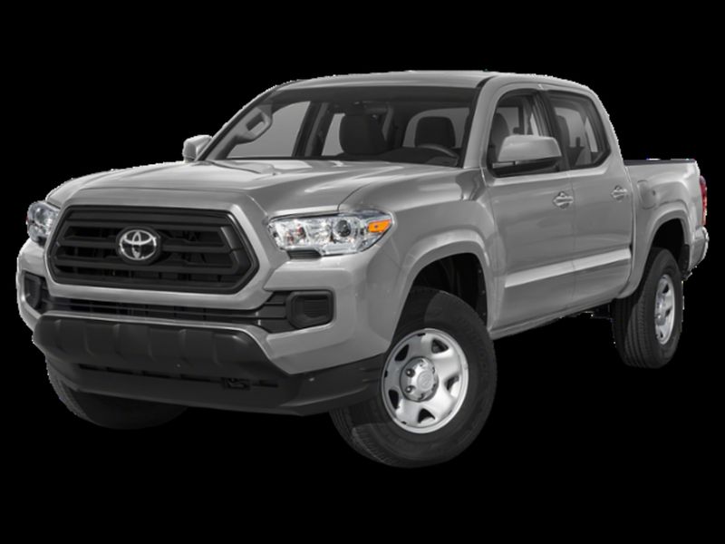 Celestial Silver Metallic 2022 Toyota Tacoma SR V6 Double Cab 4WD Pickup Truck Four-Wheel Drive 6-Speed Automatic