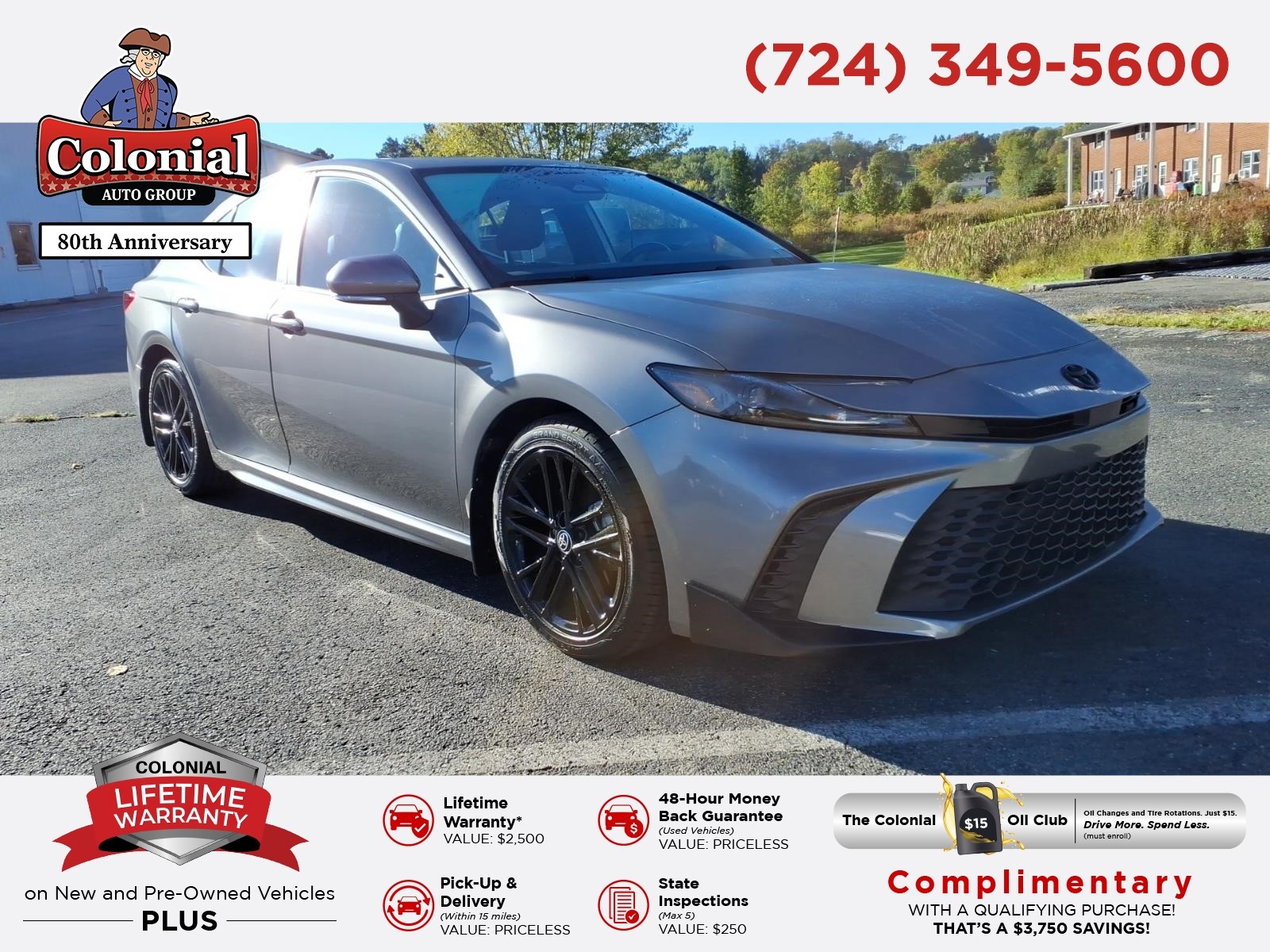Heavy Metal 2025 Toyota Camry Sedan Front-Wheel Drive Continuously Variable Transmission