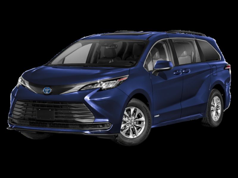 Blueprint 2022 Toyota Sienna Minivan All-Wheel Drive Continuously Variable Transmission