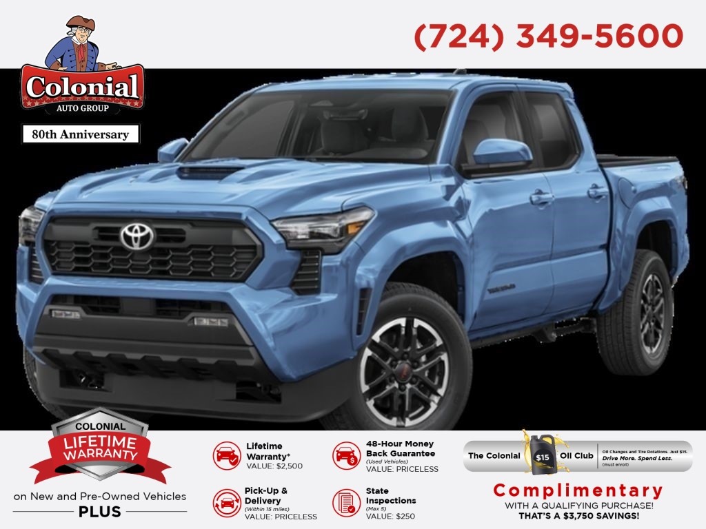 Heritage Blue 2026 Toyota Tacoma Pickup Truck Four-Wheel Drive 8-Speed Automatic