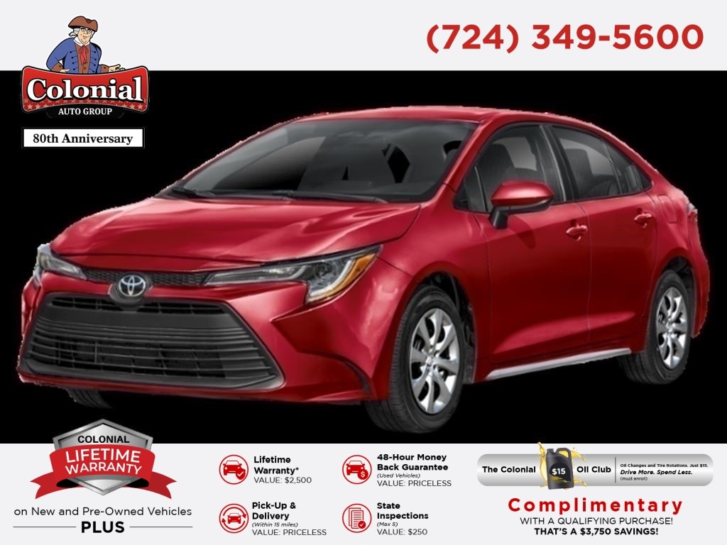 Red (Ruby Flare Pearl) 2027 Toyota Corolla Sedan Front-Wheel Drive Continuously Variable Transmission
