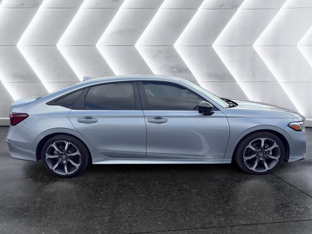 Solar Silver Metallic 2025 Honda Civic Hybrid Sport Sedan FWD Sedan Front-Wheel Drive Continuously Variable Transmission