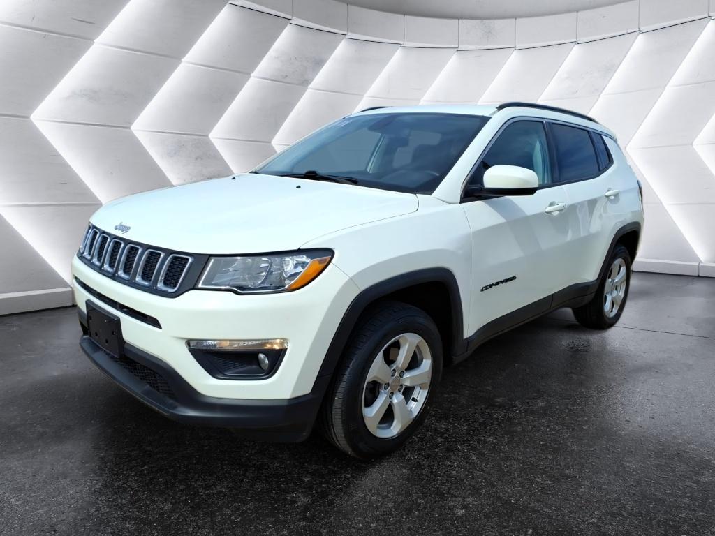 White Clearcoat 2019 Jeep Compass Latitude 4WD SUV / Crossover Four-Wheel Drive 9-Speed Automatic
