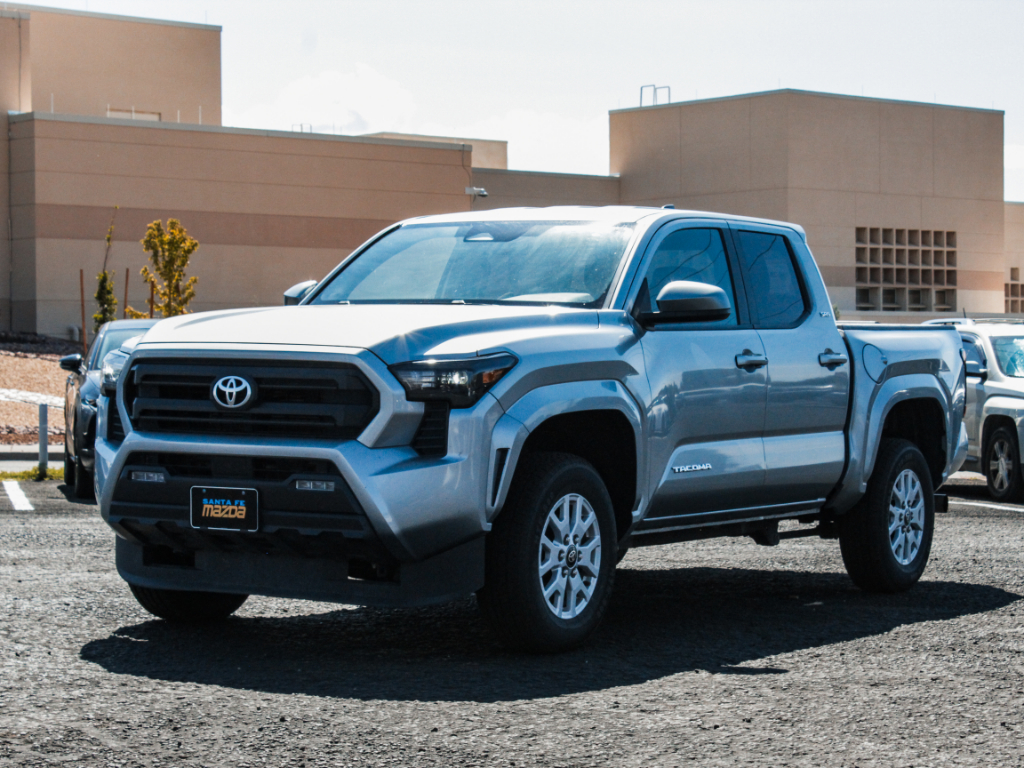 Celestial Silver Metallic 2024 Toyota Tacoma Pickup Truck Four-Wheel Drive 8-Speed Automatic