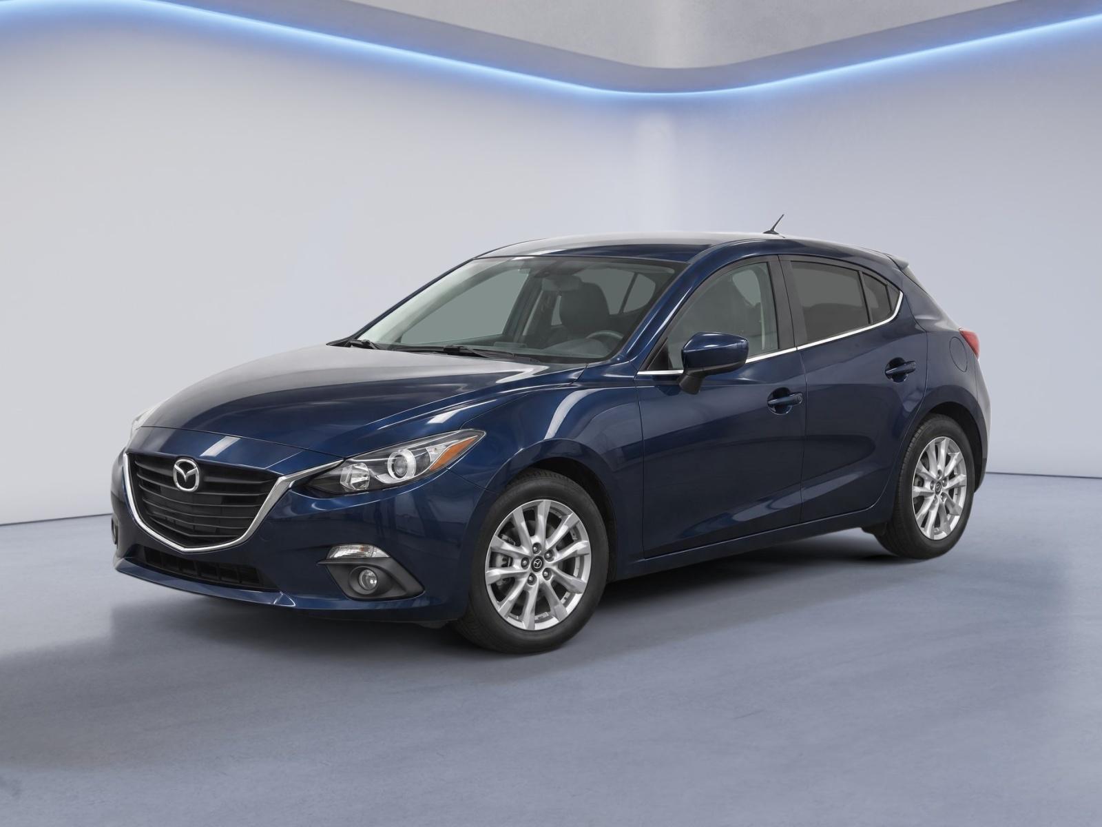 Blue 2015 Mazda MAZDA3 Hatchback Front-Wheel Drive 6-Speed Automatic
