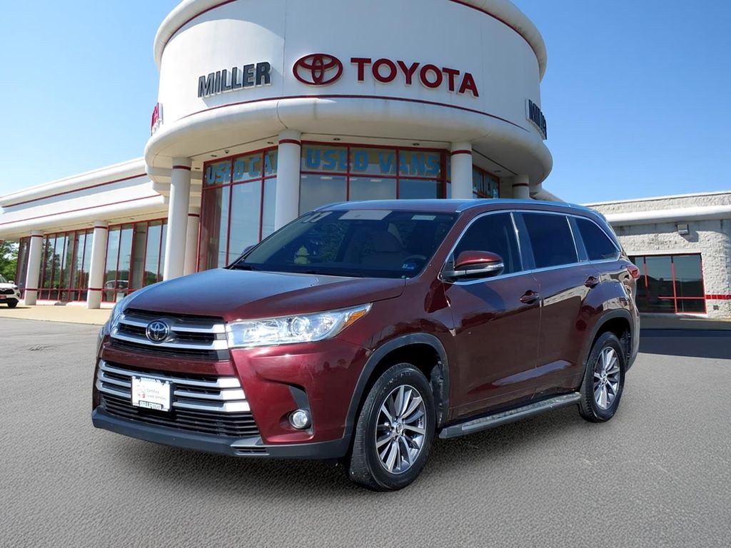 Ooh La La Rouge Mica 2017 Toyota Highlander XLE SUV / Crossover Front-Wheel Drive 8-Speed Automatic