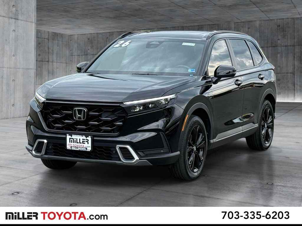 Black 2026 Honda CR-V Hybrid SUV / Crossover All-Wheel Drive Continuously Variable Transmission