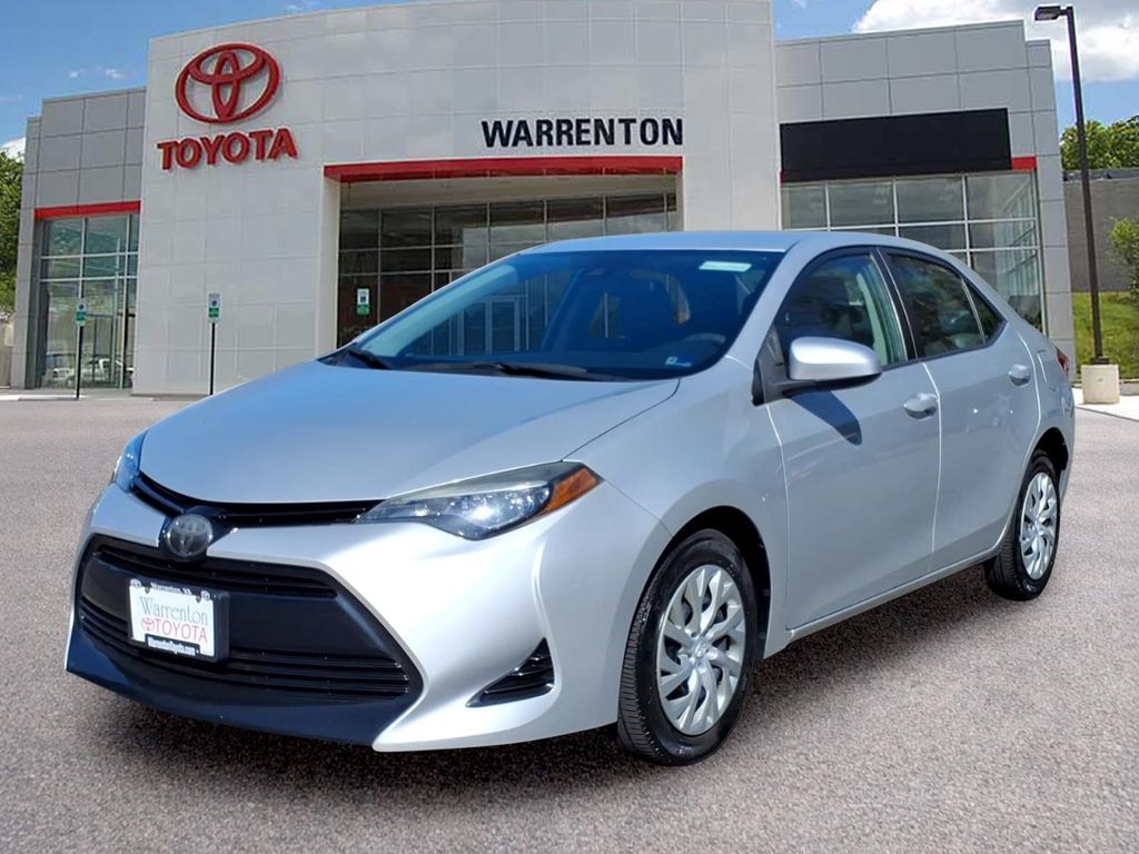 Classic Silver Metallic 2018 Toyota Corolla LE Sedan Front-Wheel Drive Continuously Variable Transmission