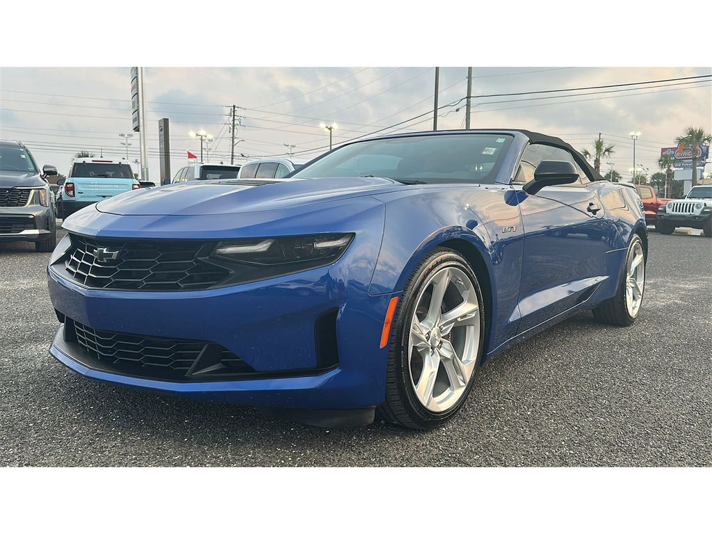 Riverside Blue Metallic 2021 Chevrolet Camaro Convertible Rear-Wheel Drive Automatic