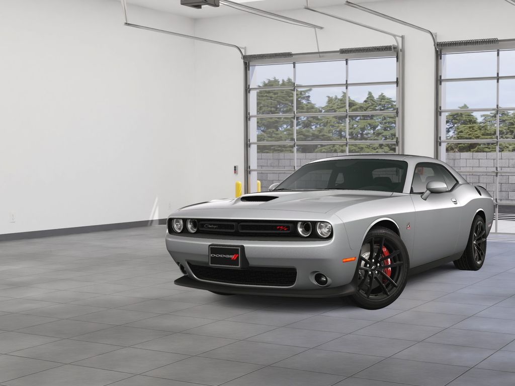 Triple Nickel Clearcoat 2023 Dodge Challenger R/T Scat Pack RWD Coupe Rear-Wheel Drive 6-Speed Manual