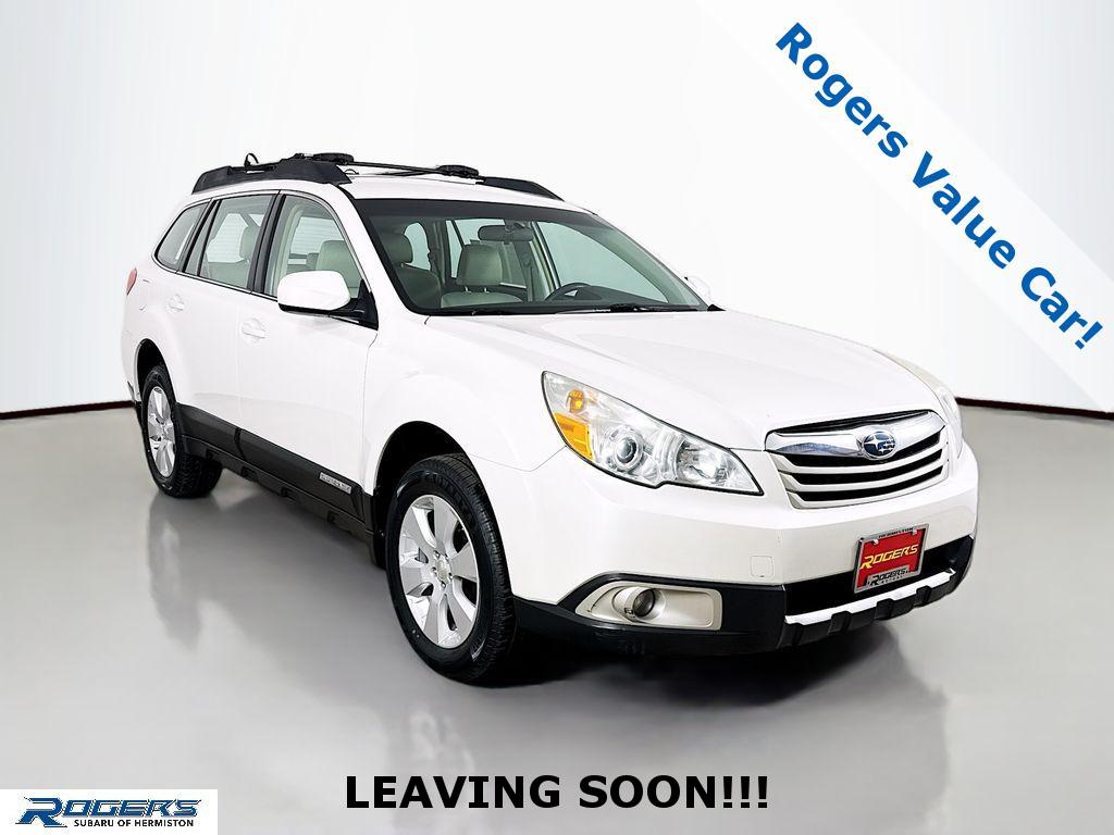 Satin White Pearl 2012 Subaru Outback 2.5i Wagon All-Wheel Drive 6-Speed CVT