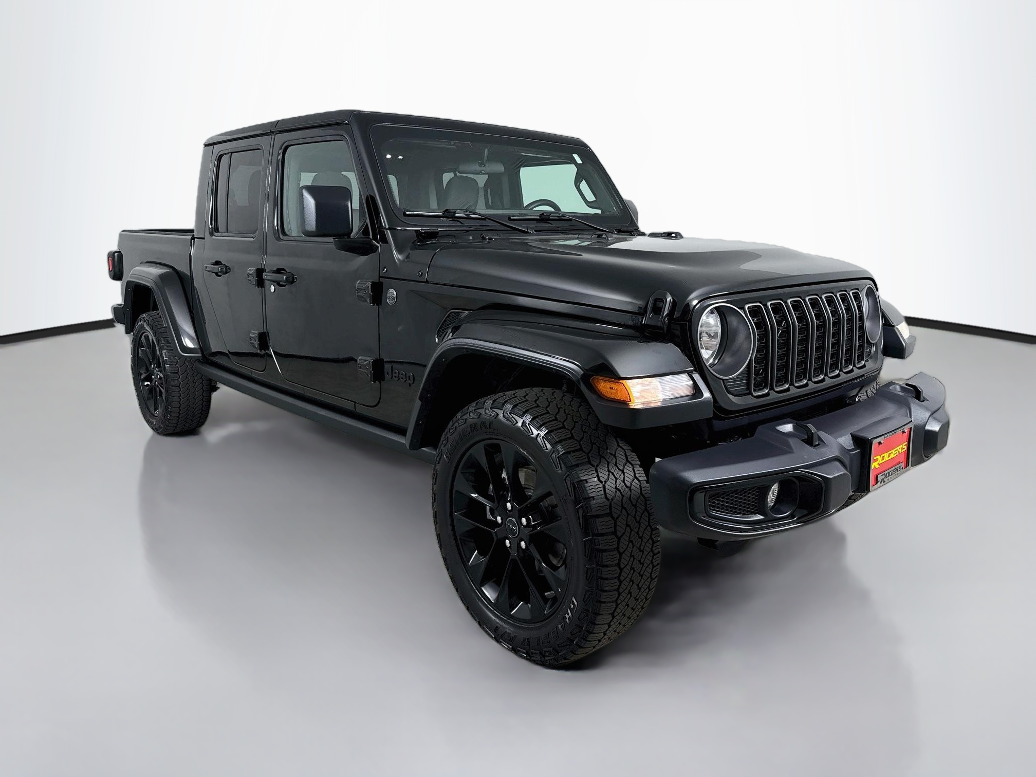 Black Clearcoat 2025 Jeep Gladiator Pickup Truck Four-Wheel Drive 8-Speed Automatic