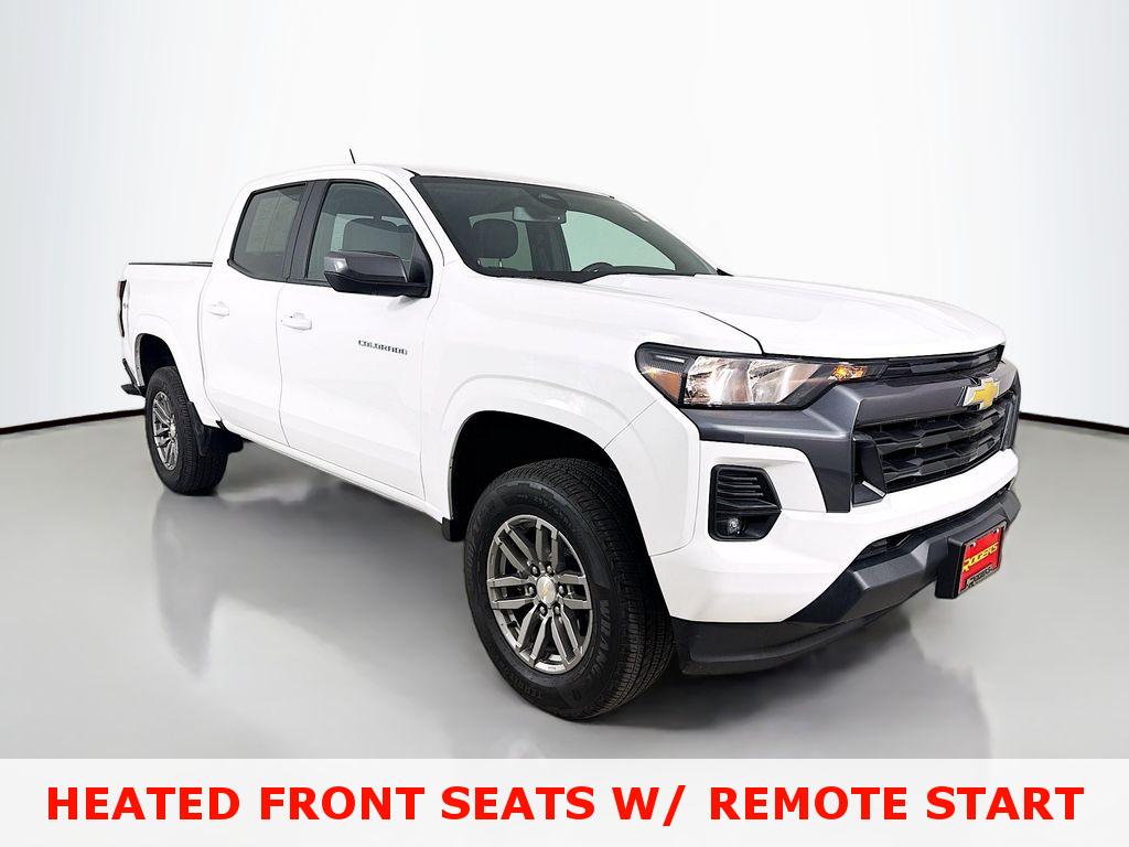 Summit White 2023 Chevrolet Colorado LT Crew Cab 4WD Pickup Truck Four-Wheel Drive 8-Speed Automatic
