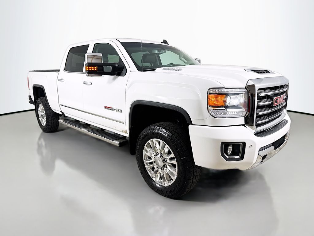 Summit White 2017 GMC Sierra 2500HD SLT Crew Cab SB 4WD Pickup Truck Four-Wheel Drive 6-Speed Automatic