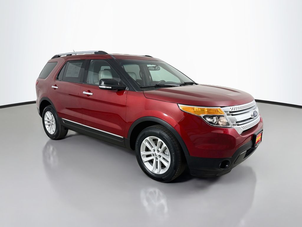 Ruby Red Metallic Tinted Clearcoat 2013 Ford Explorer SUV / Crossover All-Wheel Drive 6-Speed Automatic