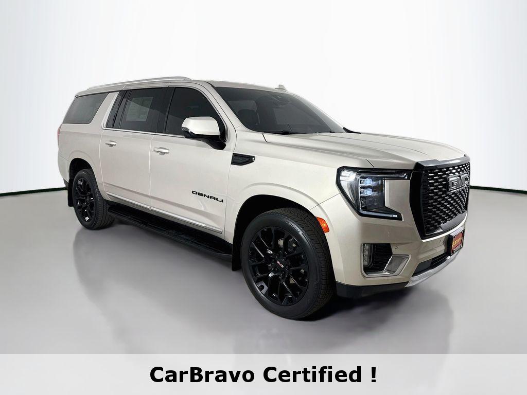 Brown (Pearl Beige Metallic) 2023 GMC Yukon XL SUV / Crossover Four-Wheel Drive Automatic