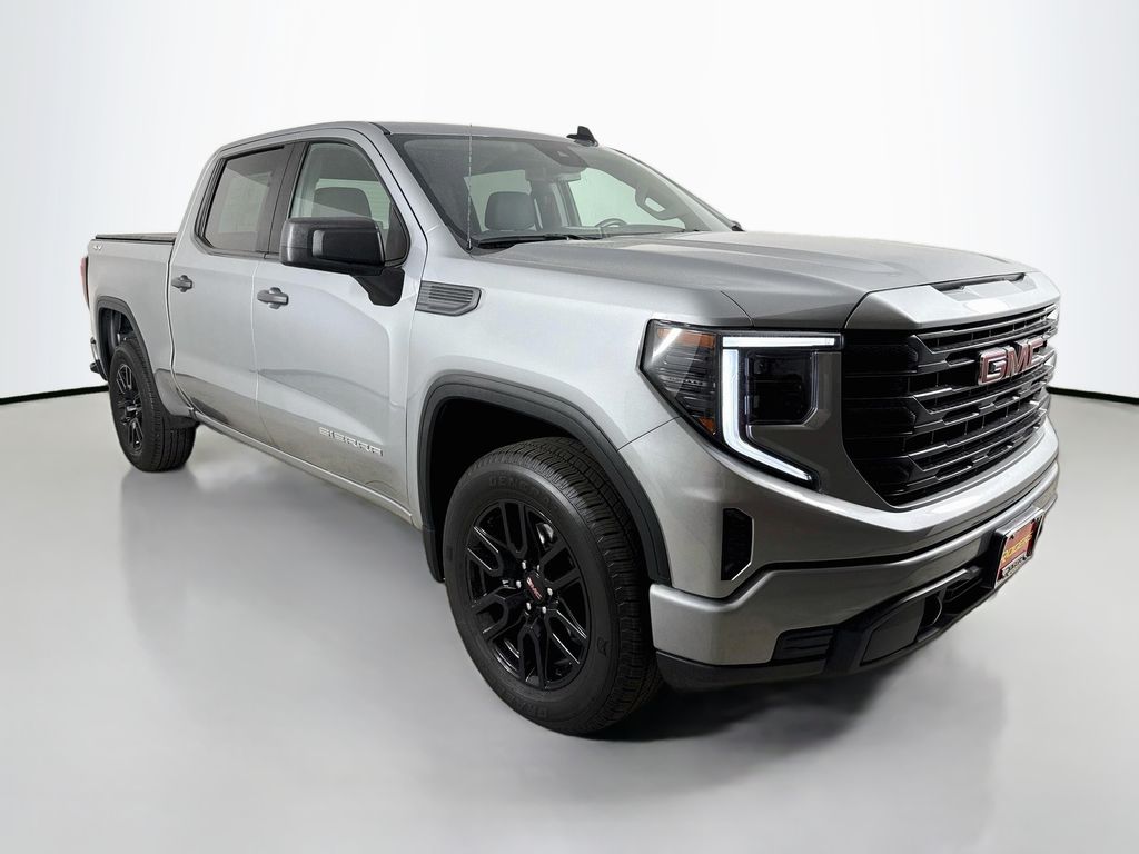 Silver 2024 GMC Sierra 1500 Pickup Truck Four-Wheel Drive Automatic