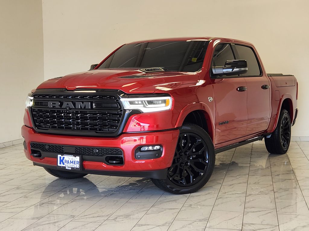 Molten Red Pearlcoat 2026 RAM 1500 Pickup Truck Four-Wheel Drive 8-Speed Automatic