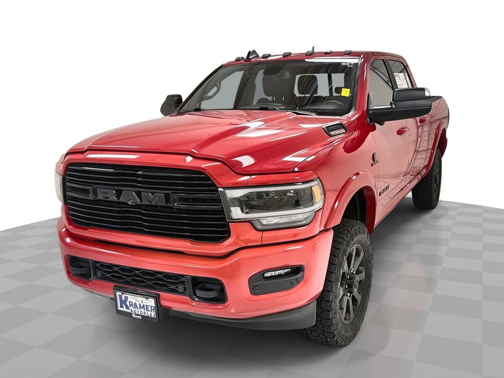 FLAME RED CLEARCOAT 2022 RAM 2500 Laramie Crew Cab 4WD Pickup Truck Four-Wheel Drive 6-Speed Automatic