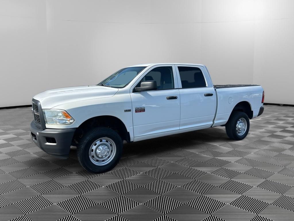 Bright White Clearcoat 2012 RAM 2500 Pickup Truck Four-Wheel Drive 6-Speed Automatic
