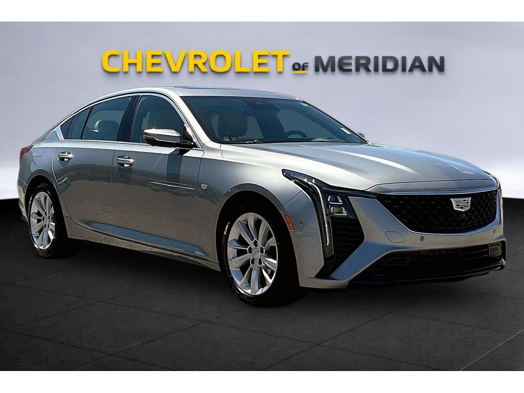 Argent Silver Metallic 2025 Cadillac CT5 Premium Luxury RWD Sedan Rear-Wheel Drive Automatic